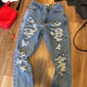 american apparel distressed denim